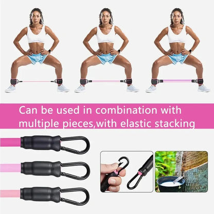 Ankle Bands Resistance Bands for Leg Butt Training Legs Resistance Bands with Ankle Strap for Women &amp; Men Glutes Workout