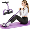 6-Tubes Tension Rope, Multifunction Elastic Yoga Pedal Puller Resistance Band, Natural Latex Tension Rope Fitness Equipment, for Abdomen, Waist, Arm, Leg Stretching Slimming Training