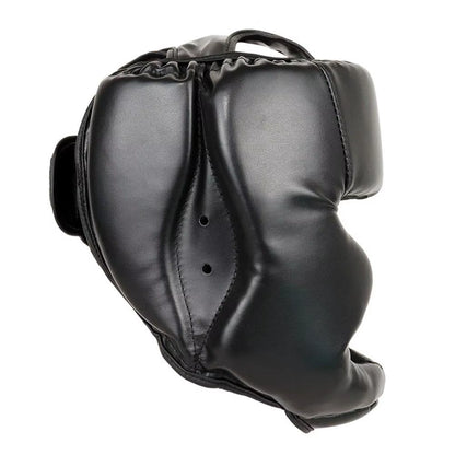 Full-Covered Pu Boxing Helmet Kids Adults Muay Thai Equipment Headgear Guard Training Taekwondo Head Boxing Sparring Gym A8Z5
