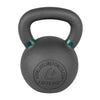 53 Lb. Cast-Iron Single Green Kettlebell