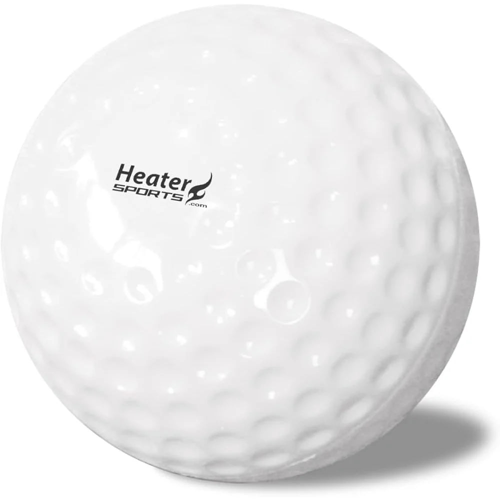 Heater Sport Power Alley 60 MPH Lite Baseballs White - 6 Pack, Lightweight, Accurate, and Long-Lasting | Perfect for Batting and Fielding Practice, Ideal for All Ages in Both Outdoor and Indoor Use