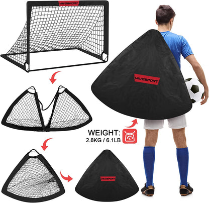Kids Soccer Goals for Backyard Set - 2 of 4&