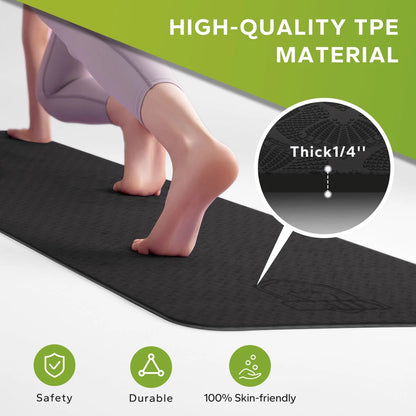 Extra Large Non-Slip Yoga Mat (6&