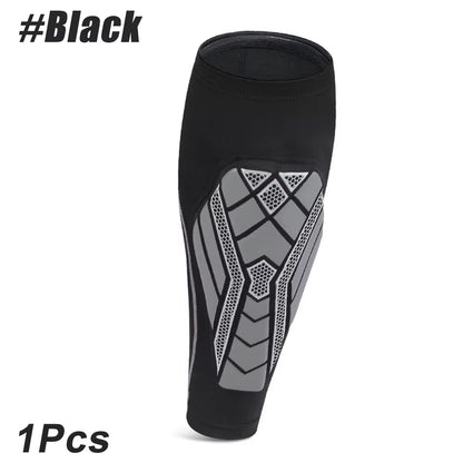 1 Pcs Calf Compression Sleeves with EVA Pad for Men and Women, Leg Support for Shin Splints, Shin Guards for Home Work Garden