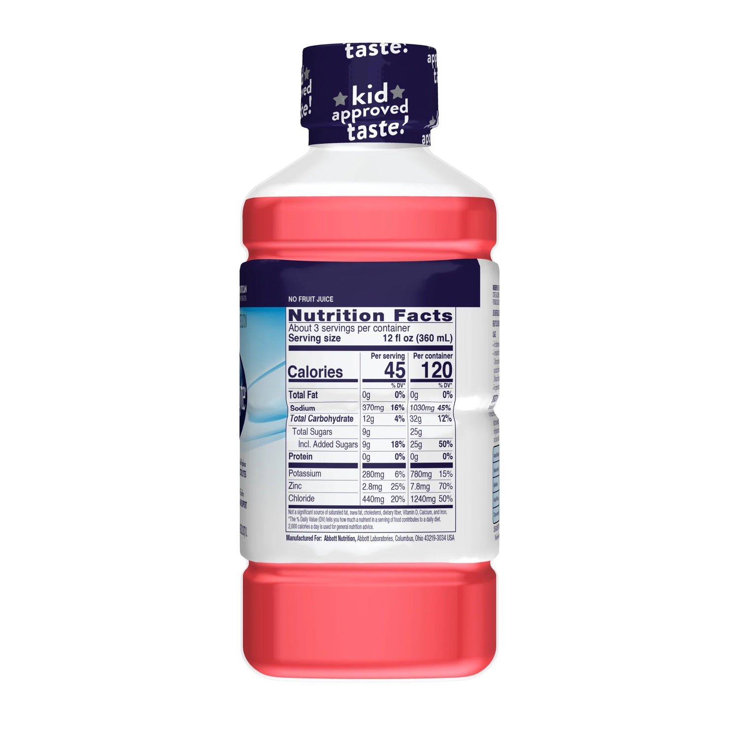 (2 Pack)  Electrolyte Drink, Strawberry, 1 Liter