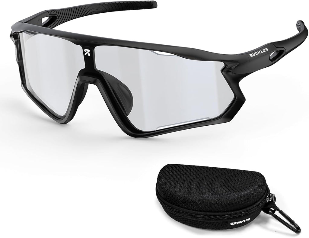 Photochromic Cycling Sunglasses for Men Women- Bike Sports Glasses | UV400 Protection TR90 Frame for Mountain Bike MTB Riding Safety