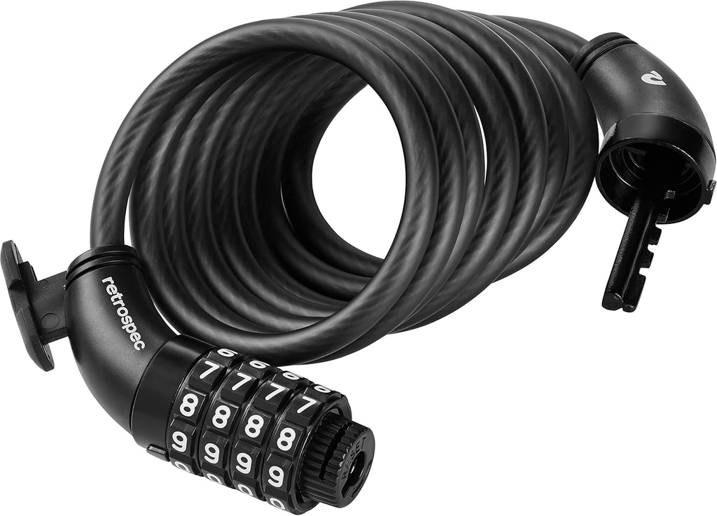 Grizzly plus Integrated Combo Cable Bike Lock - 12Mm