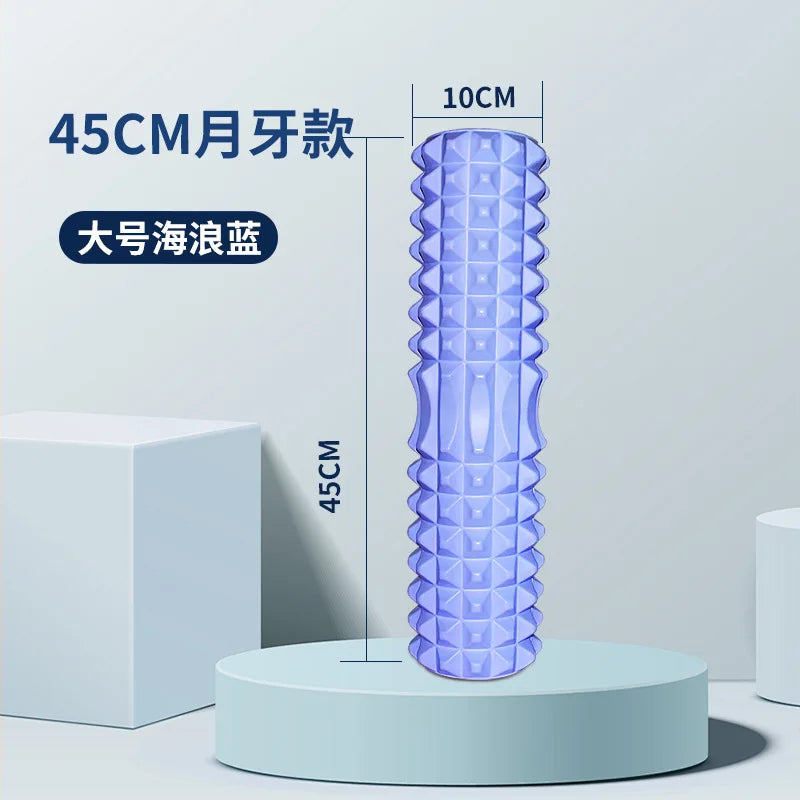 45Cm Yoga Foam Roller Muscle Massage Three-Dimensional Dot Yoga Foam Roller Sport Body Muscle Massage Relaxer Exercise Equipment