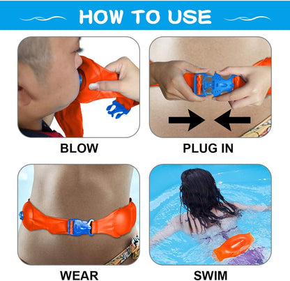 Adult Swim Training Equipment - Swim Belt Aid for Pool or Training