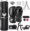 Punching Bag for Adults, 4Ft Heavy Boxing Bag Set with 12 OZ Gloves for MMA Karate Kickboxing Boxing - Unfilled