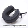 Massage Head Rest Kit for Bed Mattress with Memory Foam Face down Pillow for Salon SPA Massage Therapy Recovery