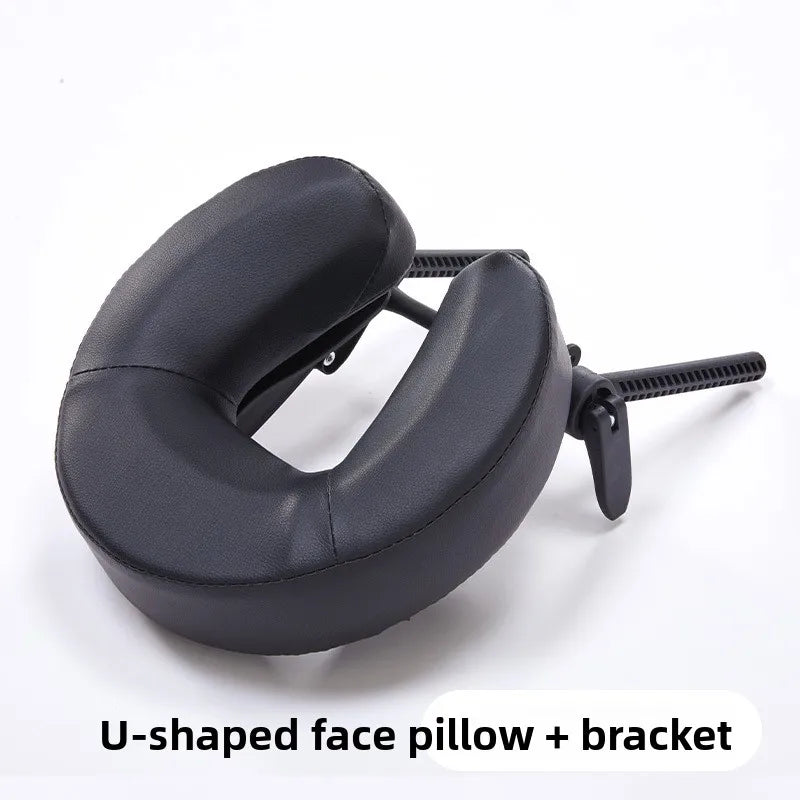 Massage Head Rest Kit for Bed Mattress with Memory Foam Face down Pillow for Salon SPA Massage Therapy Recovery