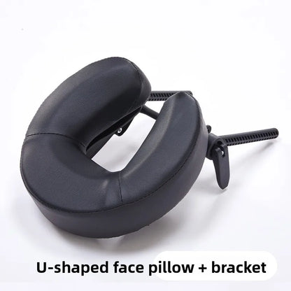 Massage Head Rest Kit for Bed Mattress with Memory Foam Face down Pillow for Salon SPA Massage Therapy Recovery