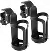 Pack of 2 Adjustable Bike Water Bottle Holder Mountain Bike Accessories for Men | Lightweight Mountain Bikes Water Bottle Cage & Cup Holder Bicycle Accessories | MTB Cup Grip for Riding - Black