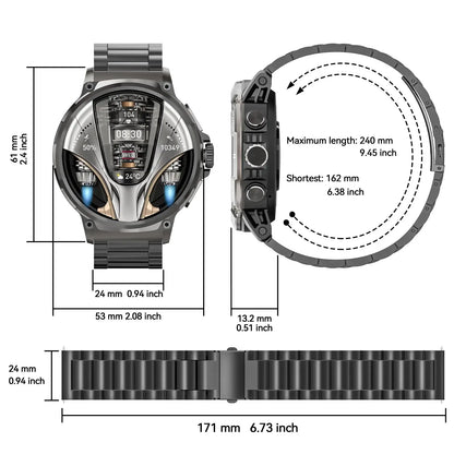 Multifunctional Smart Watch, Smartwatch with Calls, Fashion Digital Watch with Answer/Make Calls &amp; 100+ Sport Modes, Waterproof Sports Watch for Women &amp; Men