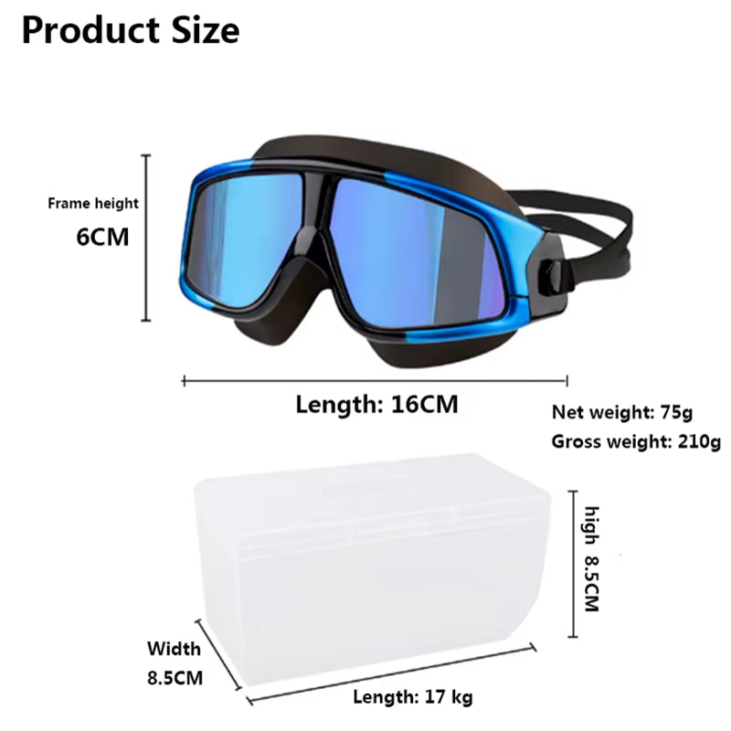 Hot Sale High Quality Professional Aldult Swimming Goggles Anti-Fog Eye Protection Swim Anti-Fog Goggles Swim No Leaking
