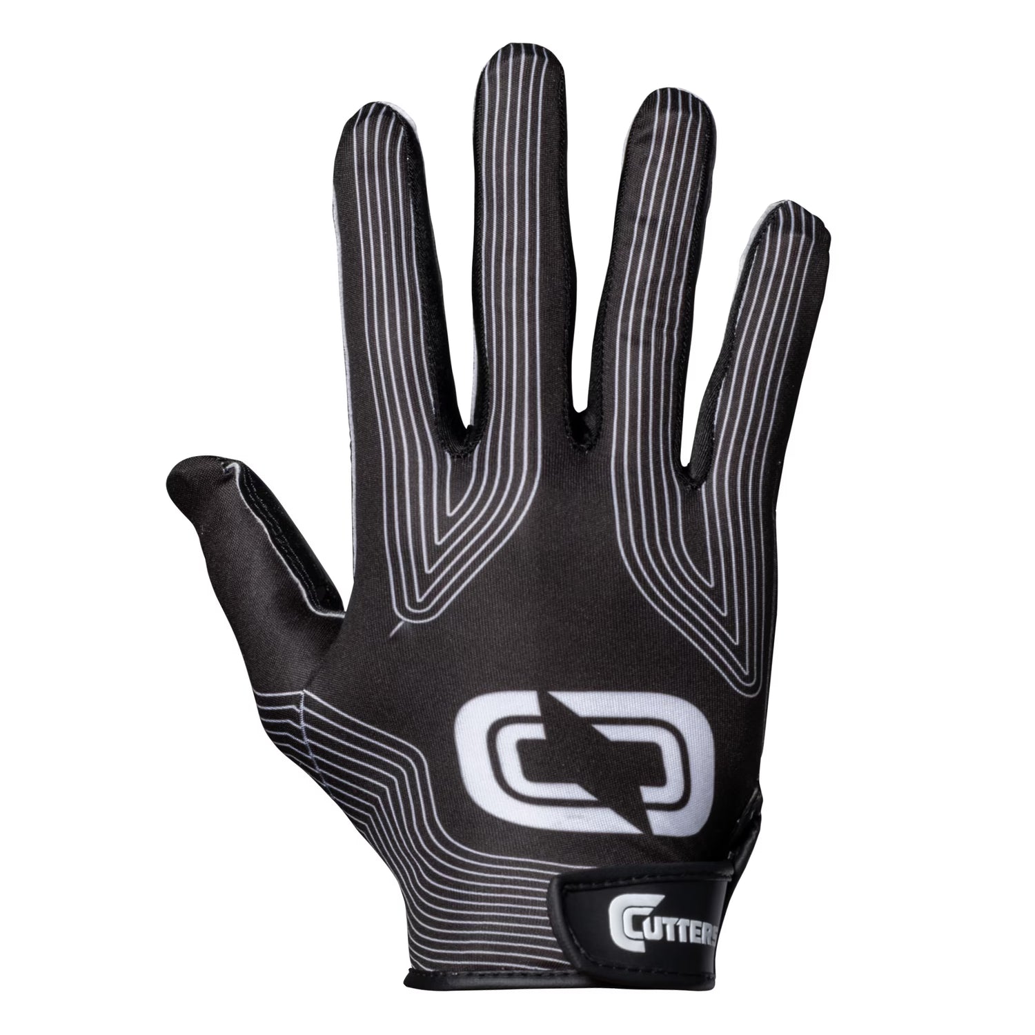 (3 Pack) , Epic Football Receiver Gloves, Adult, L/XL, Black