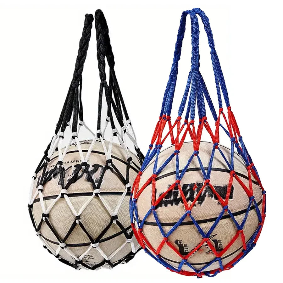 Basketball Net Bag Thick Woven Net Basketball Storage Durable Nylon Training Net Bag for All Kinds of Balls ﻿