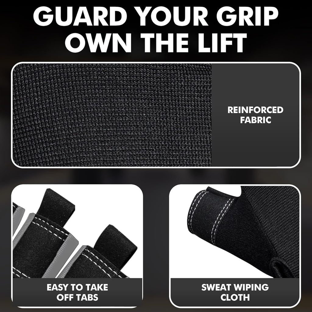Gym Gloves for Weight Lifting,Workout Gloves with Full Palm Protection–Breathable Fitness Glove for Men & Women,Powerlifting,Pull Ups,Cycling,Gym Training