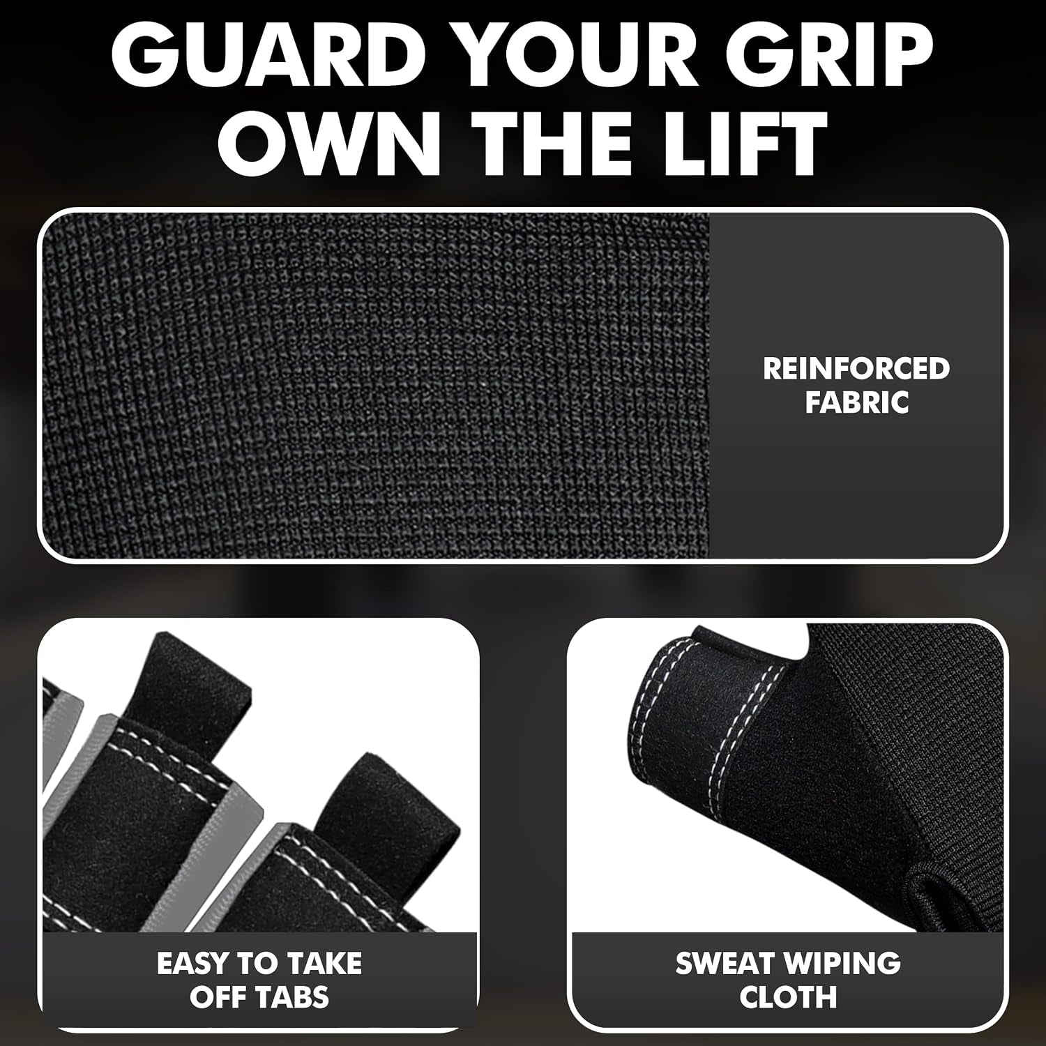 Gym Gloves for Weight Lifting,Workout Gloves with Full Palm Protection–Breathable Fitness Glove for Men & Women,Powerlifting,Pull Ups,Cycling,Gym Training