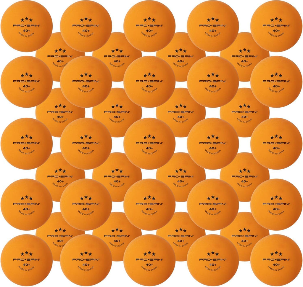 Ping Pong Balls - 3-Star Premium Orange Table Tennis Balls | High-Performance 40+ ABS Professional Quality | Ultimate Durability for Indoor & Outdoor Ping Pong Tables