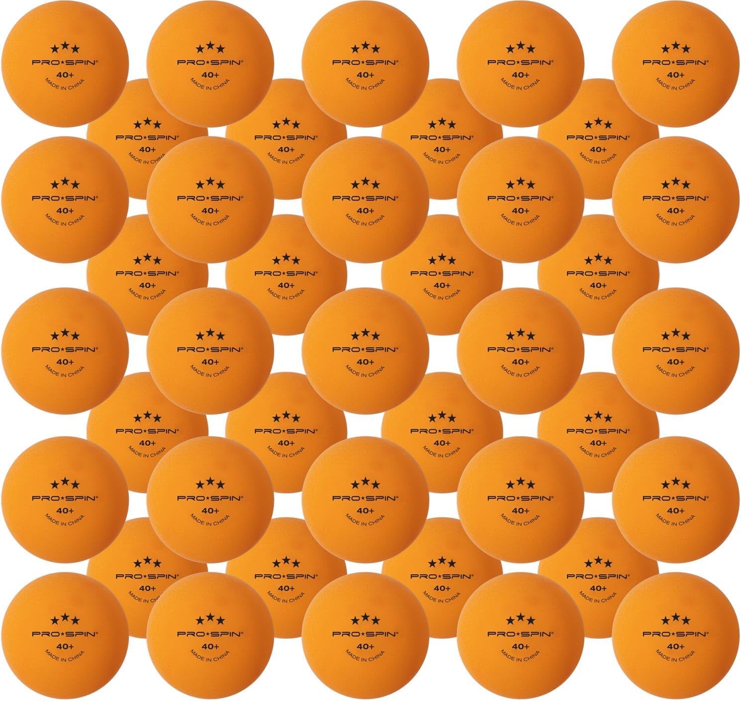 Ping Pong Balls - 3-Star Premium Orange Table Tennis Balls | High-Performance 40+ ABS Professional Quality | Ultimate Durability for Indoor & Outdoor Ping Pong Tables