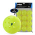 Outdoor Pickleball Balls – 12 Pack with Mesh Bag, USA Pickleball Approved, 40-Hole Precision Design, High-Visibility Neon Yellow