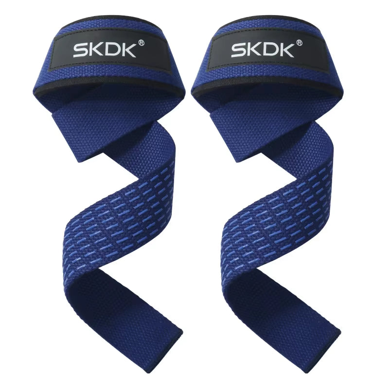 2PC Weightlifting Wrist Straps Sports Booster Belt Grip Belt Fitness Pull-Up Bars Pull-Ups Silicone Non-Slip Deadlift Belt Band