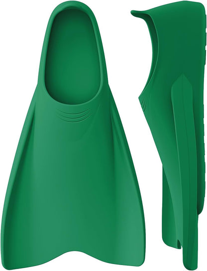 Streamlined Swimming Fins,Training Short Flippers,Silic