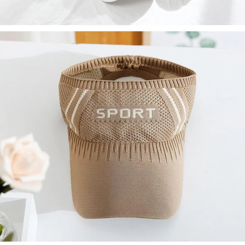 Outdoor Sport Visors Hat Caps Top Air Breathable Casual Sun Visor Running Hat Cap for Women Men Summer