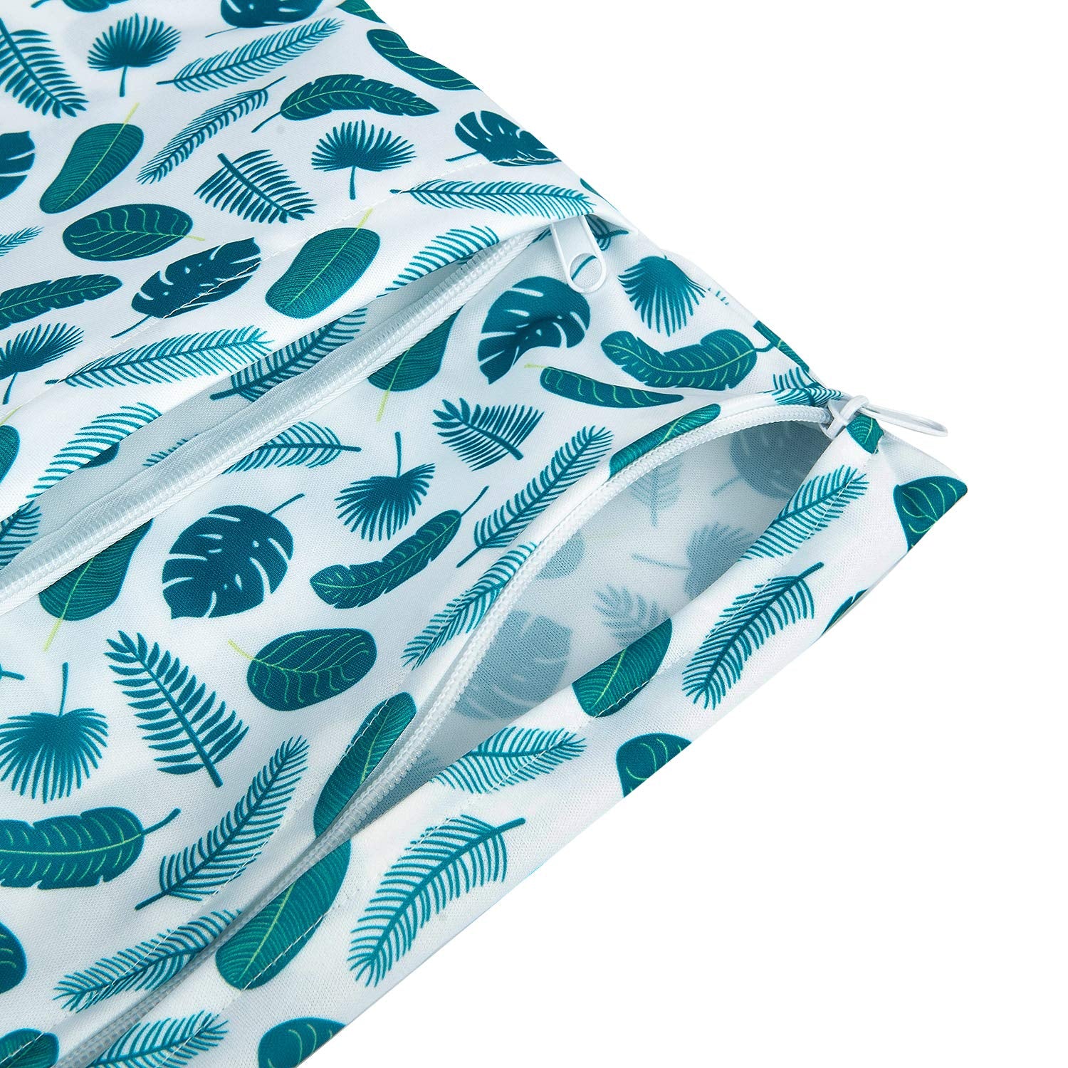 Wet Dry Bags for Baby Cloth Diapers, Washable Travel Bags, Beach, Pool, Gym Bag for Swimsuits & Wet Clothes with Two Zippered Pockets 3 Pack, 3LN12