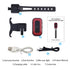 A07 Smart Bike Tail Light Brake Sensing Rear Lights Auto on off USB C Rechargeable Safety Warning Cycling Lights
