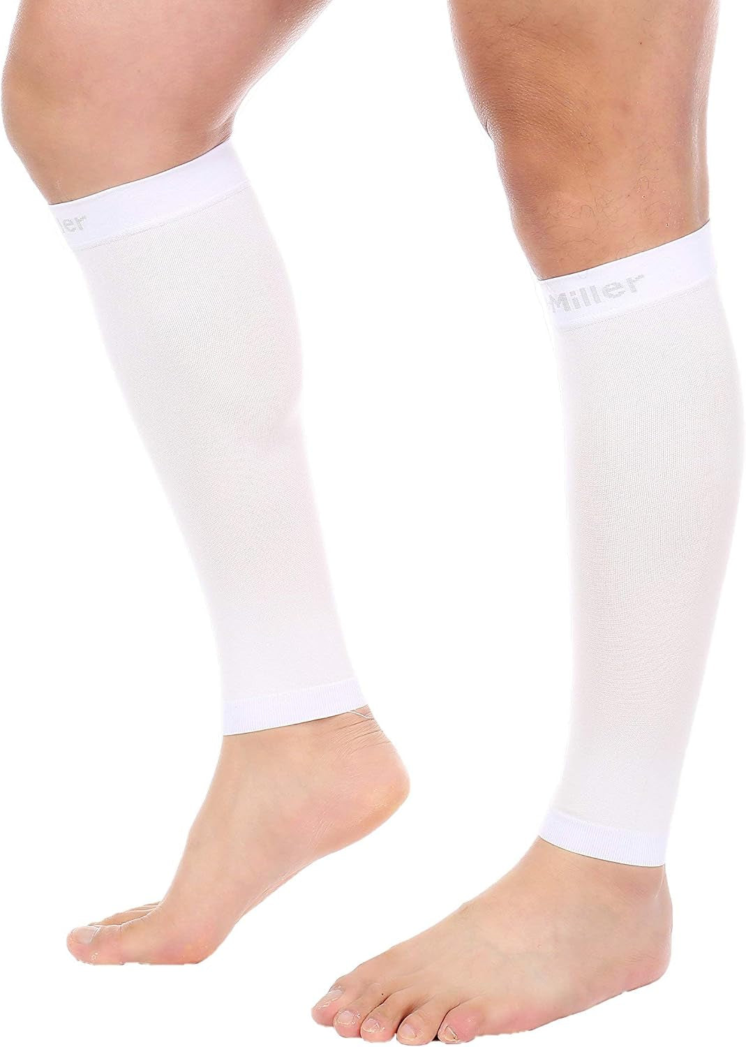 Compression Calf Sleeve for Men & Women, Premium Medical Grade, 15-20Mmhg Graduated Support for Running, Calf Tear, Shin Splints, Knee High, Calf Sleeves, 1 Pair