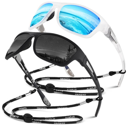 Sports Polarized Sunglasses for Cycling Driving Fishing 100% UV Protection