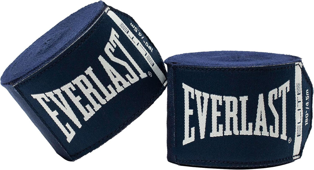 Elite 180-Inch Boxing Hand Wraps Gloves | Handwraps | Blue | Comfortable Wrist Support