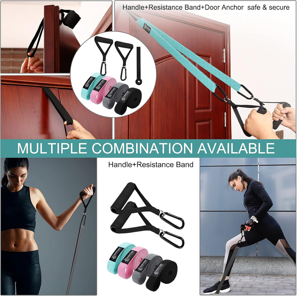 Long Bands for Working Out - Long Resistance Bands for Women Long Workout Bands Long Resistance Bands for Working Out Long Loop Resistance Bands Large Loop Resistance Bands Body Bands for Working Out