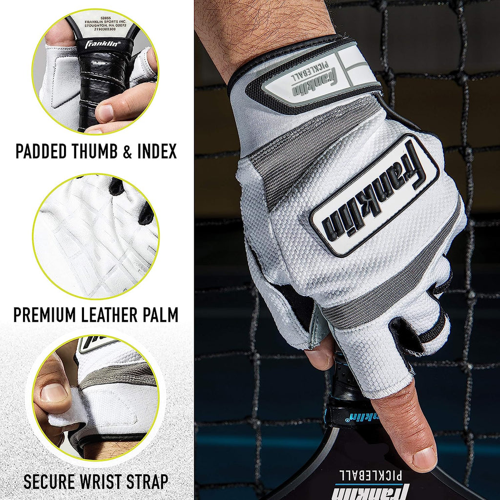 Franklin Sports Adult Pickleball Gloves - Men'S & Women'S - Right & Left Hand - White