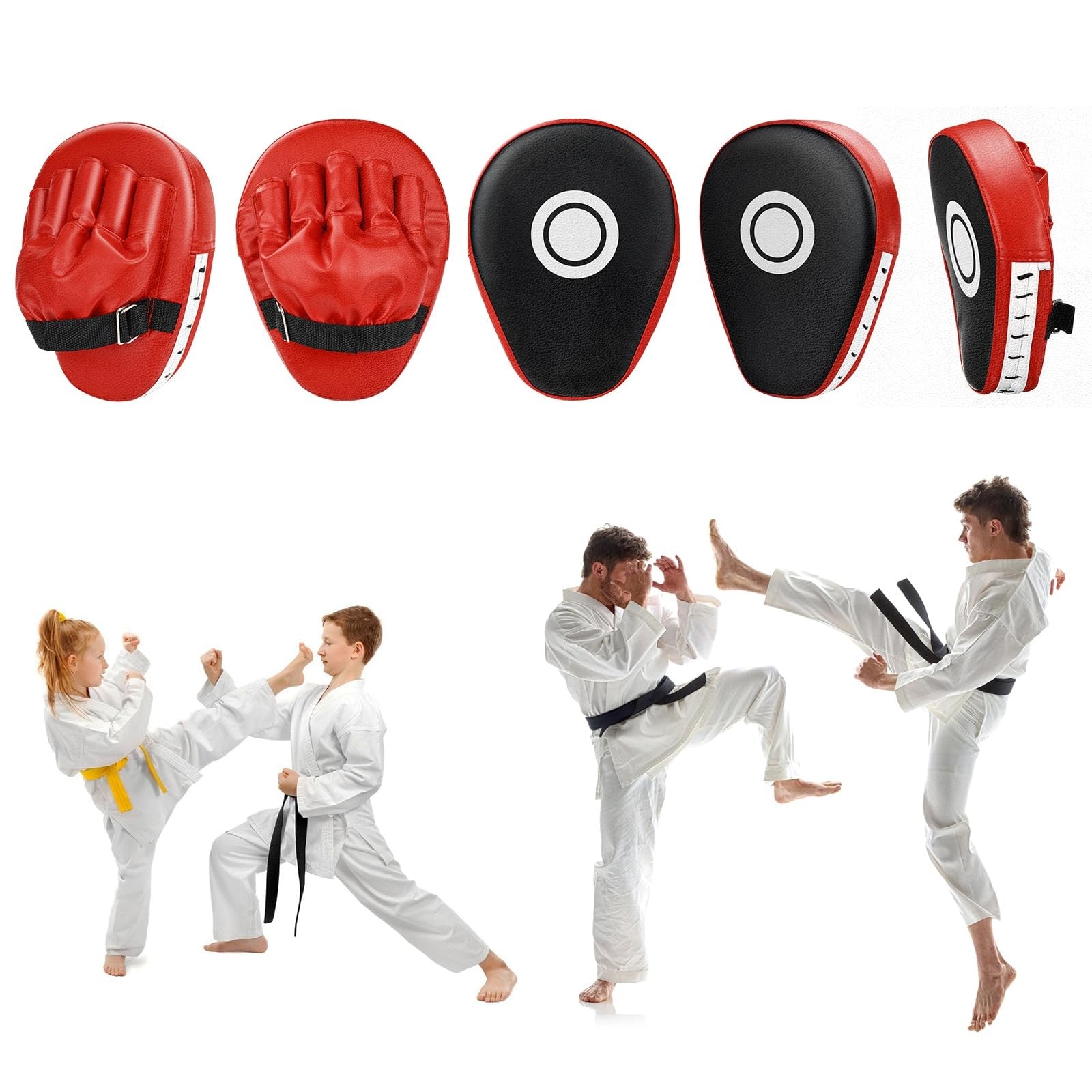 2 Pack Boxing Mitts MMA Punching Focus Mitts Training Boxing Target Pads