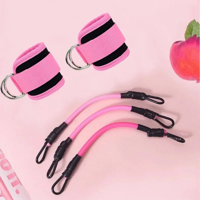 Ankle Bands Resistance Bands for Leg Butt Training Legs Resistance Bands with Ankle Strap for Women &amp; Men Glutes Workout