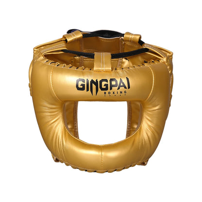Boxing Head Protection Adult Fitness Equipment Aproved Closed Full Sports Headgear Men Women Sanda Helmets Kids Head Protector