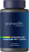 Liposomal NMN Pro Complete (90 Capsules) - Liposomal Uthever NMN, Trans-Resveratrol, TMG