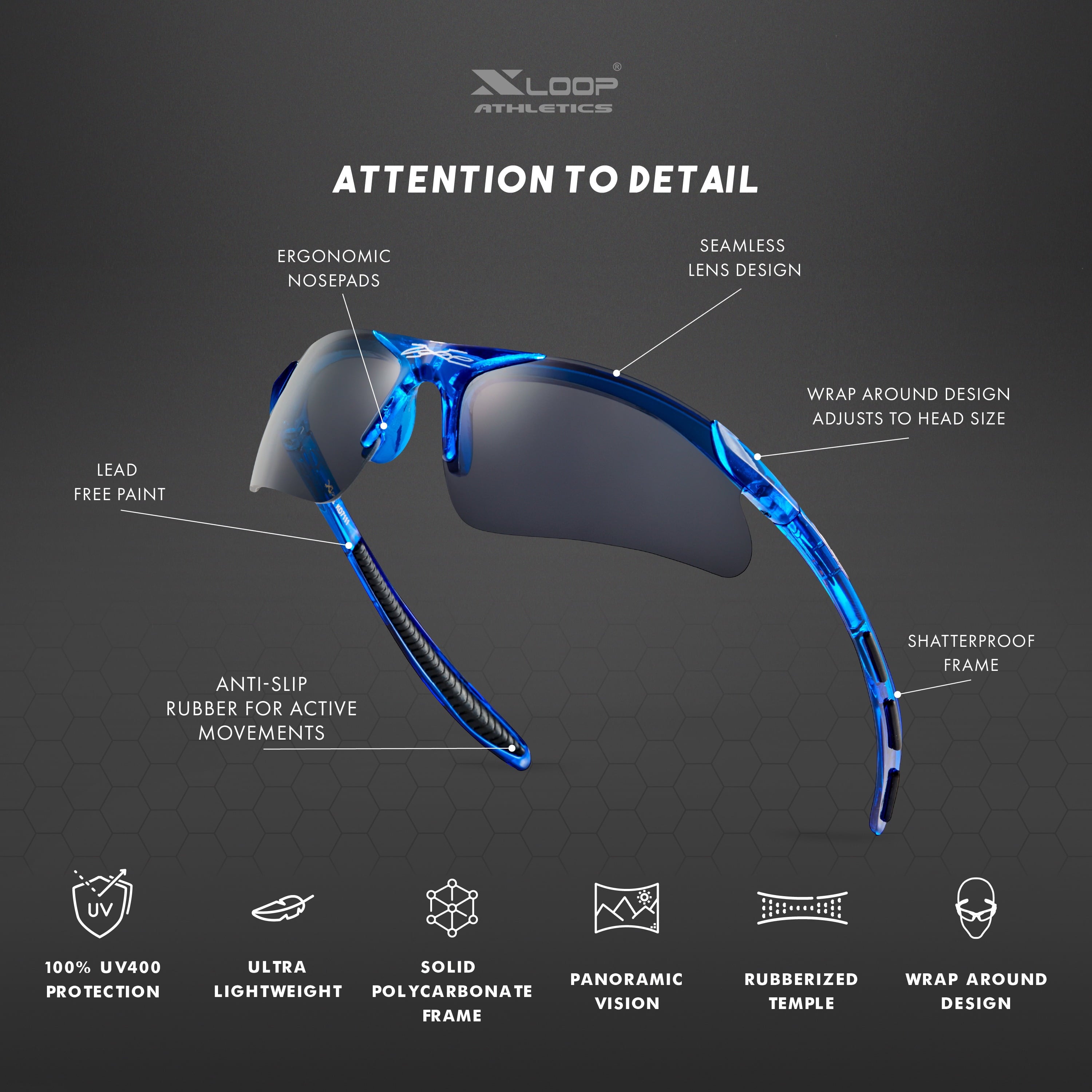 Kids Sports Sunglasses for Boys Girls Age 3-10 Baseball Softball Cycling Children Sun Glasses UV400