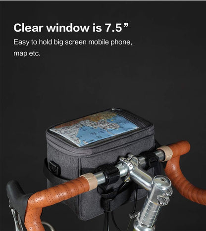 Bike Handlebar Bag,Bike Front Bag Road Bike Bag Bike Frame Bag Bike Basket Bag Bicycle Bag Professional Cycling Accessories