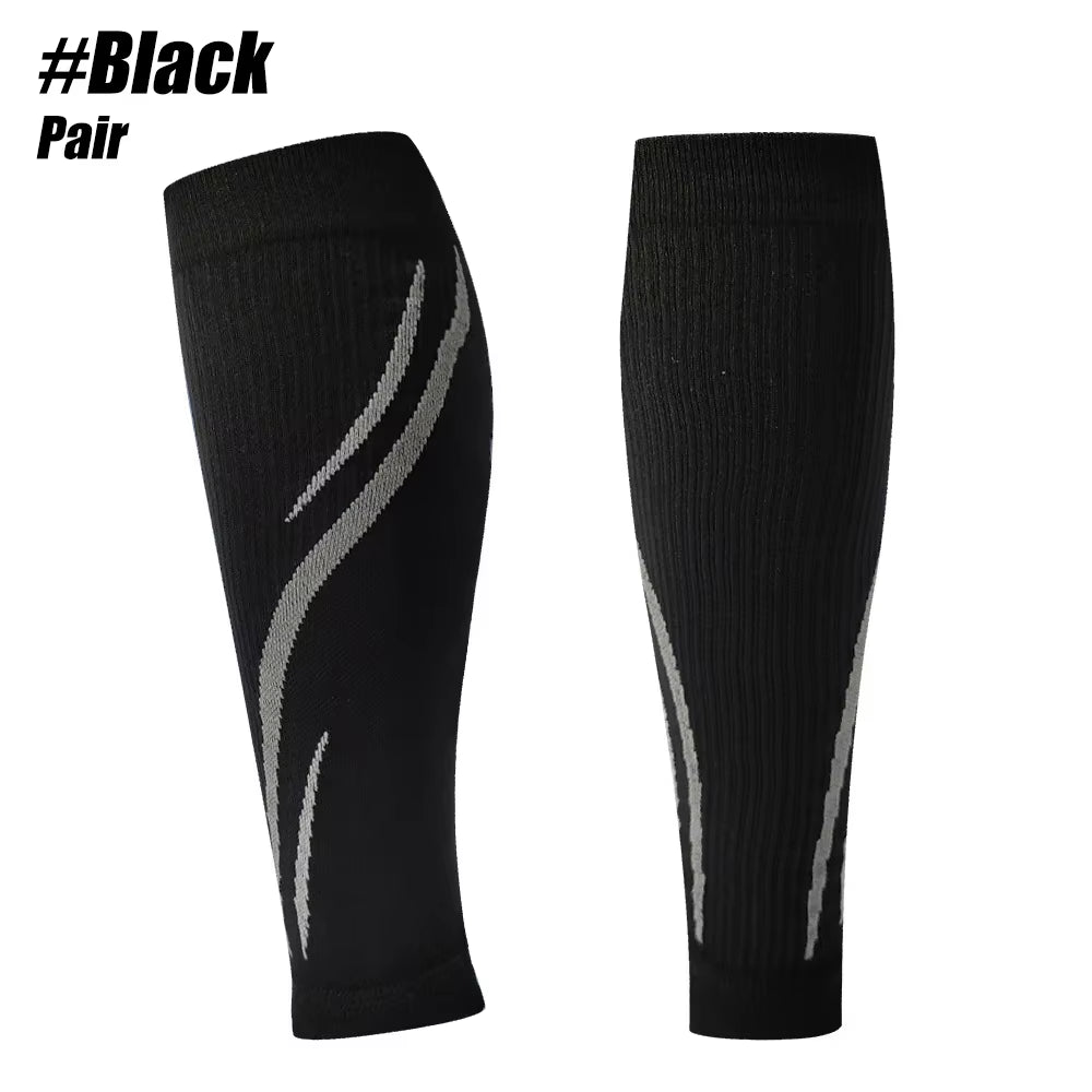 1 Pair Calf Compression Sleeves for Men &amp; Women (20-30 Mmhg), Leg Compression Sleeve Footless Compression Socks