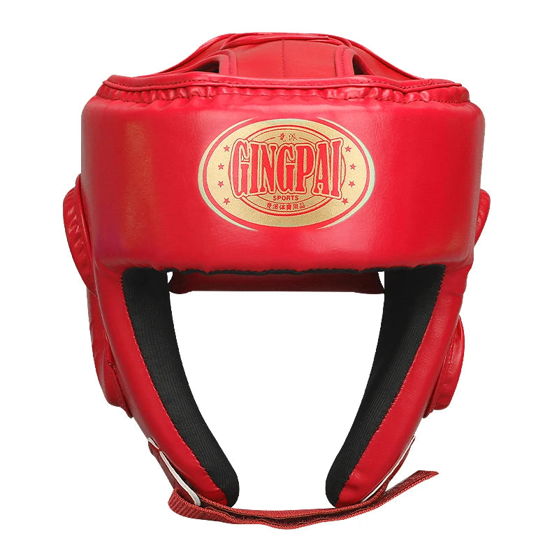Boxing Head Protection Fully Enclosed Combat Protective Gear, Muay Thai Helmet, Free Combat, Sanda Head Cover,Headgear