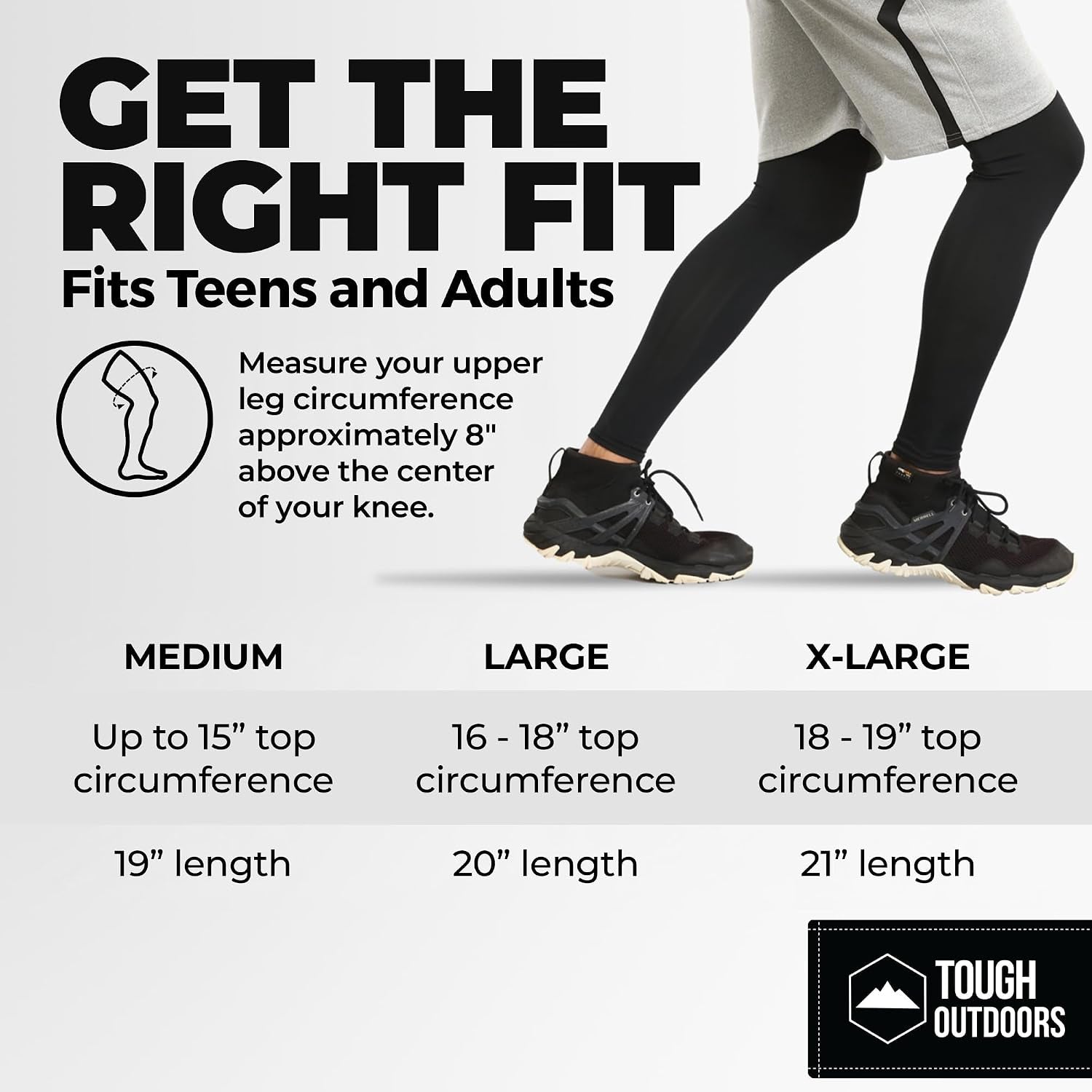 Leg Compression Sleeve - Leg Sleeves for Men & Women - Compression Calf Sleeves - Basketball Football Cycling