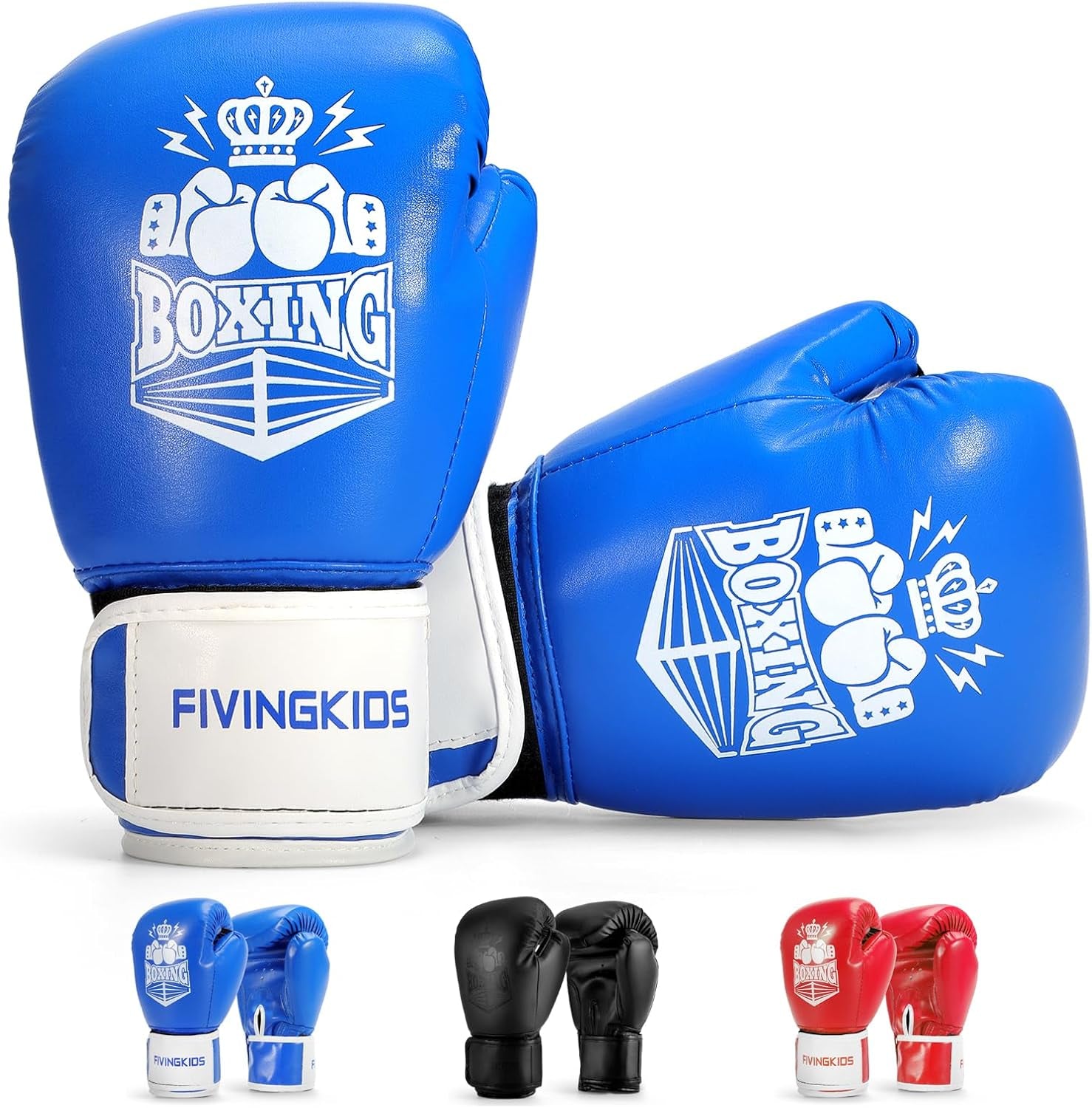 Kids Boxing Gloves for Sparring,Punching Bag,Mma Training,Ages 3-15 | Youth Boxing Gloves for Training, Kids Sparring Boxing Gloves for Punching Bag, Kickboxing, Muay Thai, MMA