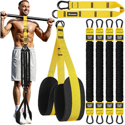 Pull up Assistance Bands, Resistance Bands for Pull up Bar Workout, Adjustable Heavy Duty Pull up Assist Equipment with 4 Assist