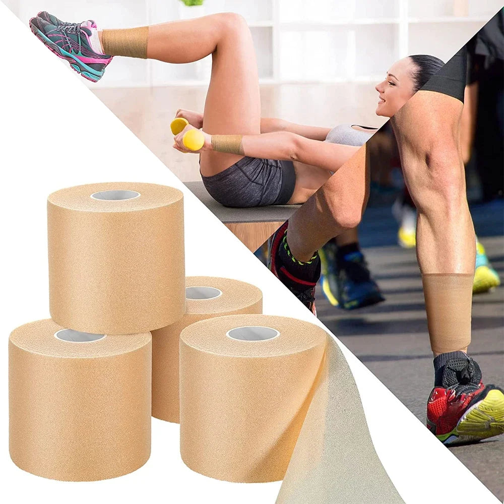 1 Roll Athletic Tape Foam Underwrap Tape Sports Foam Underwrap Bandage Athletic Foam Tape for Wrists Elbows Knees Ankles