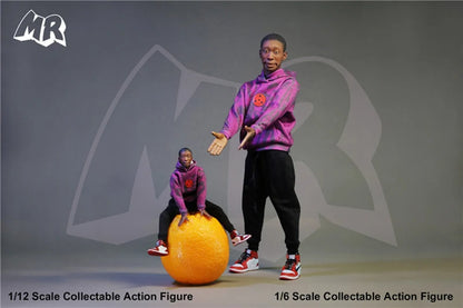 Mr.Figure Mr002 Mr003 1/6 1/12 Men Soldier Mr. No Say Figure Funny Black Body Full Set 12" 6&